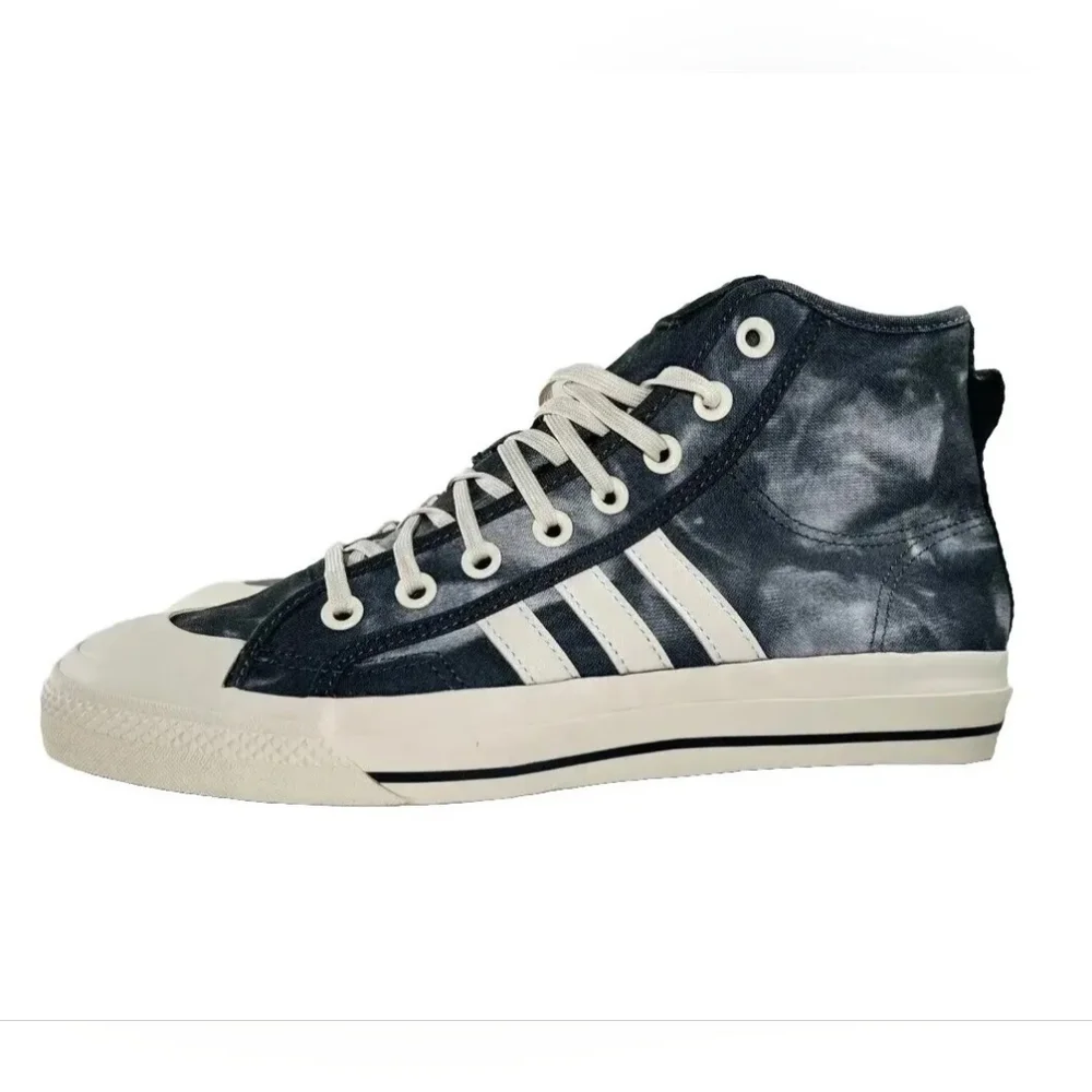 adidas Nizza Hi RF Originals Men's Shoes Grey Four/Wonder White NEW